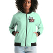 Load image into Gallery viewer, Women's Mint Bomber Jacket