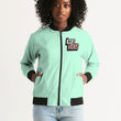 Load image into Gallery viewer, Women's Mint Bomber Jacket