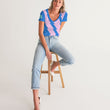 Load image into Gallery viewer, Women's Zig Zag V-Neck Tee