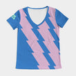 Load image into Gallery viewer, Women's Zig Zag V-Neck Tee