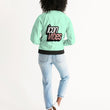 Load image into Gallery viewer, Women's Mint Bomber Jacket