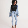 Load image into Gallery viewer, Women's Always Vibing Cropped Tee