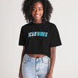 Load image into Gallery viewer, Women's Always Vibing Cropped Tee