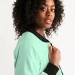 Load image into Gallery viewer, Women's Mint Bomber Jacket