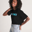 Load image into Gallery viewer, Women's Always Vibing Cropped Tee