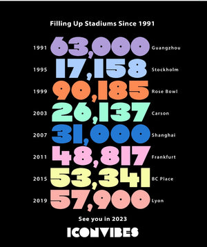 Filling Up Stadiums Since 1991 - Matte Poster