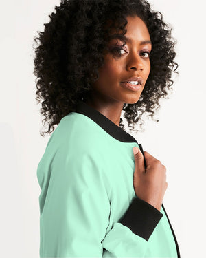 Women's Mint Bomber Jacket