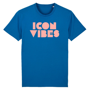 Europe Classic Blue Tee - Pink Logo
